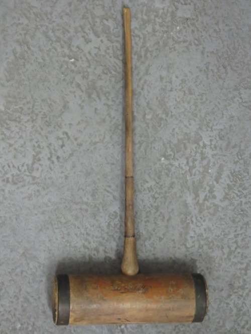 Vintage Slazenger croquet mallet head - Shaft broken