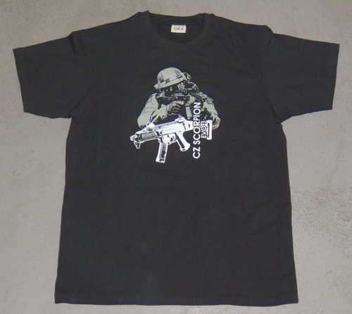 CZ Scorpion EVO 3 T-Shirt - Size Large - Waist 53 cm - Inner arm 46 cm - Total back length 74 cm