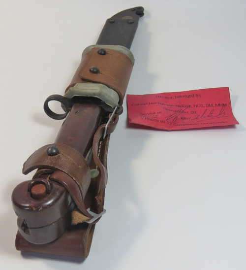 Romanian AKM type 1 AK47 bayonet as issued to Honoris Crux recipient and Recce operator