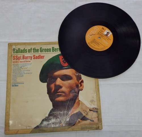Ballads of the Green Berets LP Vinyl - By S Sgt Barry Sadler