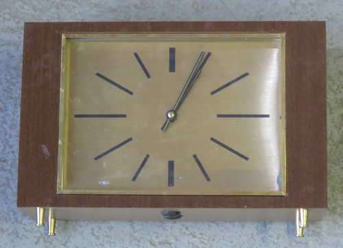 Vintage Hermle mechanical clock with battery chime - Working