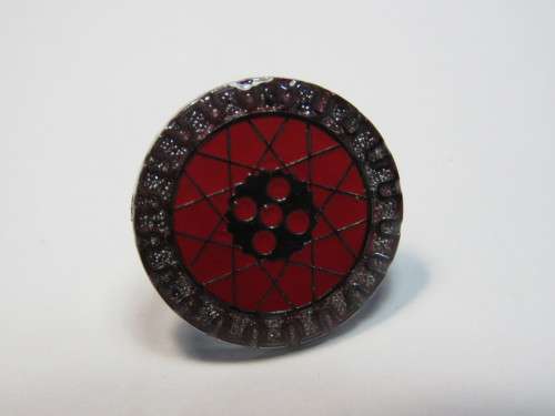 SA Army Equestrian center motorbike instructor lapel badge - Red class 1