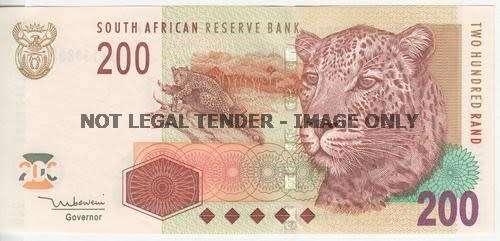 Mboweni second issue R200 uncirculated - as per photo