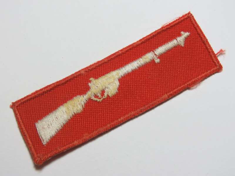 SA Army cadet sharpshooter cloth badge