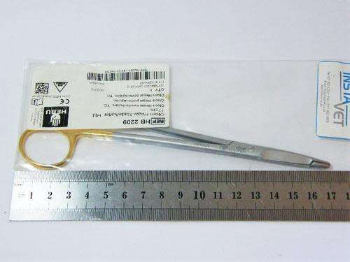 Instavet HEBU Olsen-Hegar needle holder and suture scissors