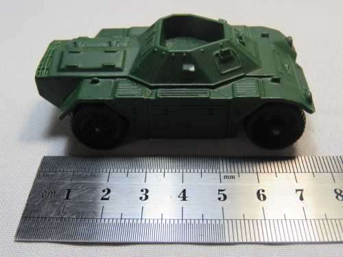 Dinky Toys Ferret Scout car - One wheel inside out