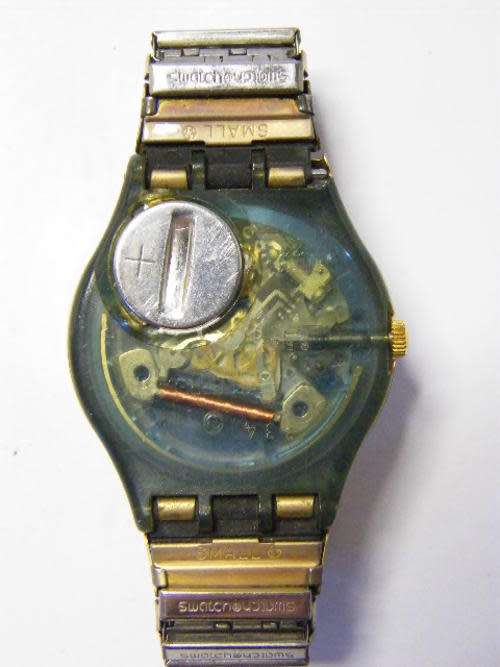 Swatch BACHELOR Mens Watch with small Flexi Strap - Working - Battery not included