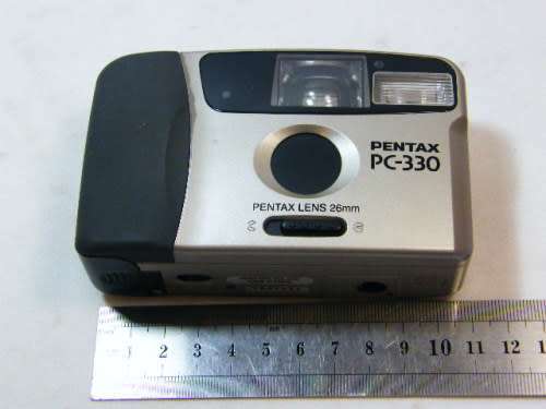 Pentax PC-330 with Pentax lens 26mm