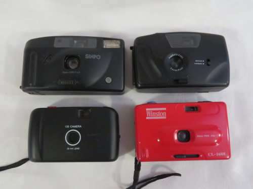 Lot of 4 compact cameras
