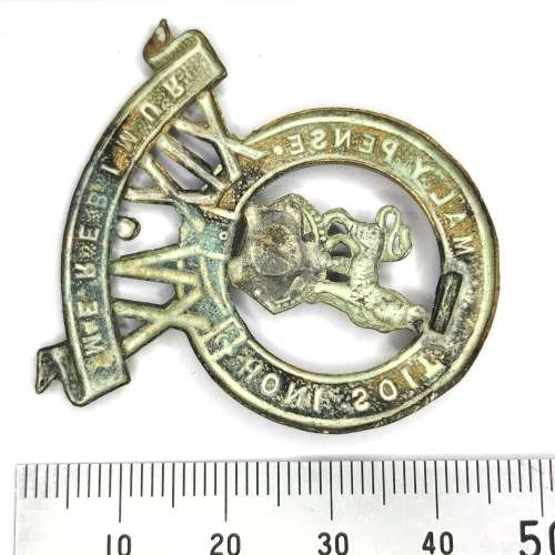 15th/19th Kings Royal Hussars cap badge - no slide