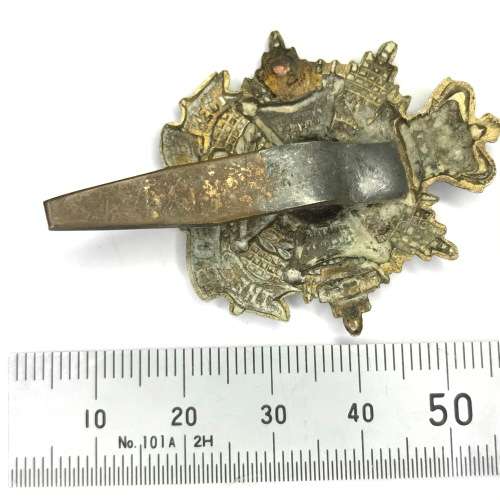 Boer War period The Border regiment cap badge with Victorian crown - lugs replaced with slide