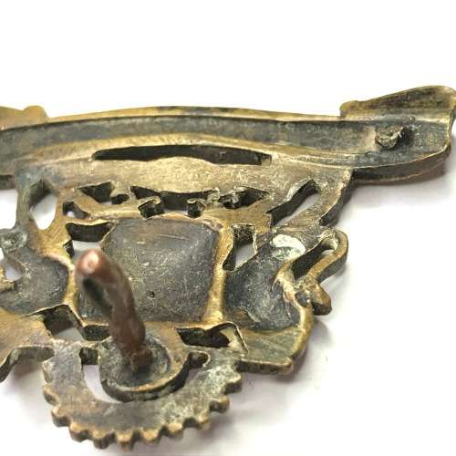 Manchester regiment officer`s cap badge - one lug missing