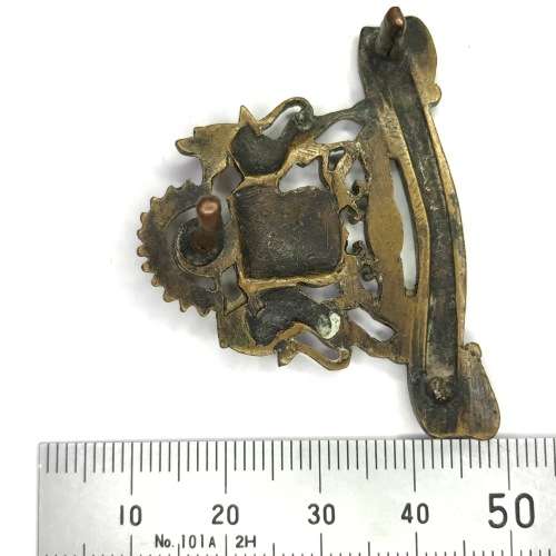 Manchester regiment officer`s cap badge - one lug missing