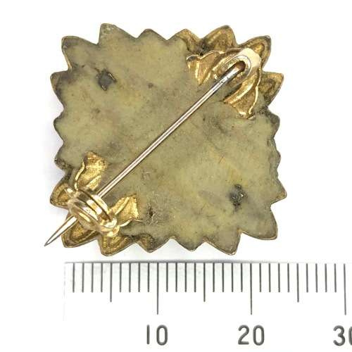 Lot of 2 British Army rank pips sweetheart brooches