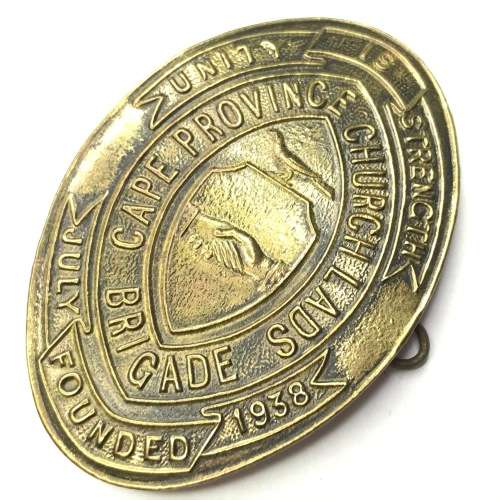 Cape Province Church Lads brigade cap badge