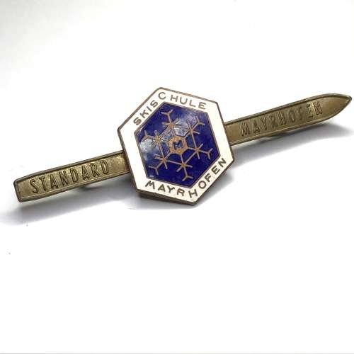 Mayrhofen Skischule ski snowflake souvenir pin Austria
