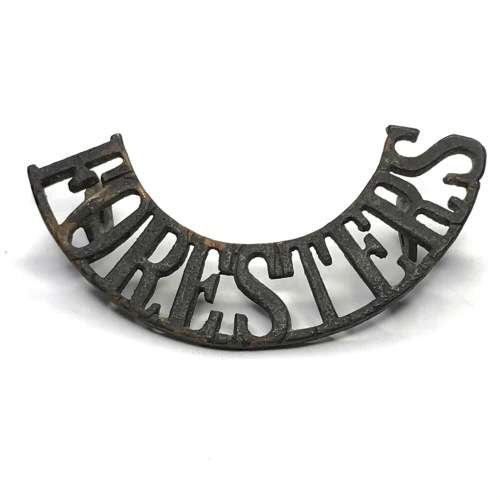 Sherwood Foresters regiment shoulder title