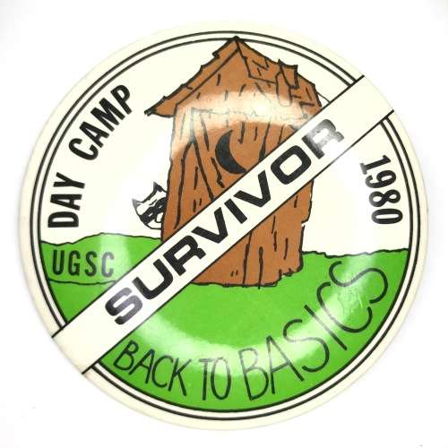 UGSC 1980 Day Camp Survivor badge - Boy Scouts?