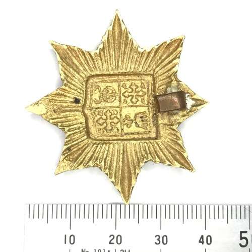 13th (Kensington) battalion, country of London Regiment cap badge - Pin broken