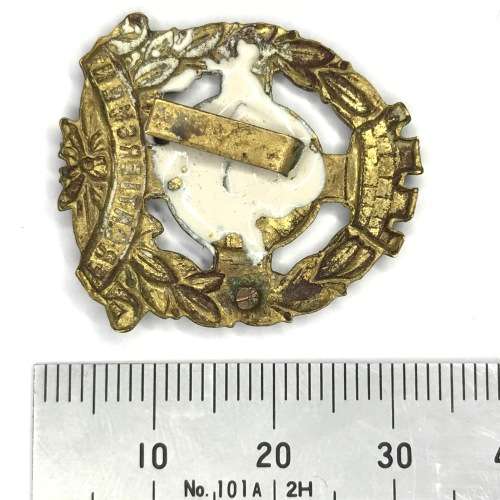 WW1 Legion of Frontiersmen collar badge - Pin broken - post 1953