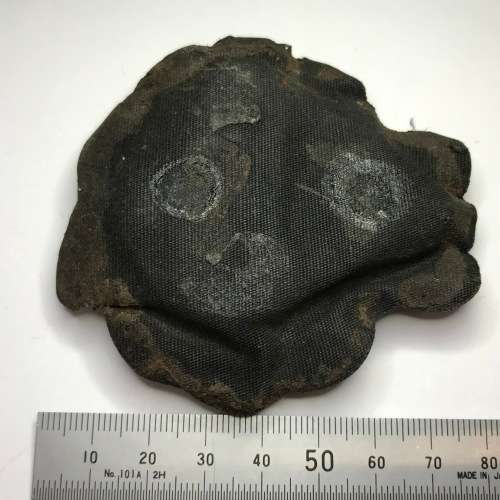 SA Railway Transport Service Brown Felt Padded Official`s Cap Badge