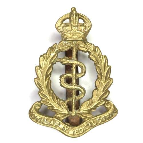 Royal Army Medical Corps Cap Badge with slide