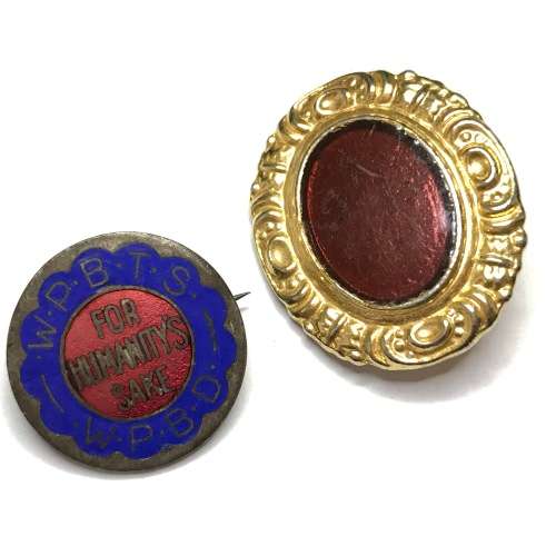 Lot of 5 badges and pins - all different - sold as a Lot