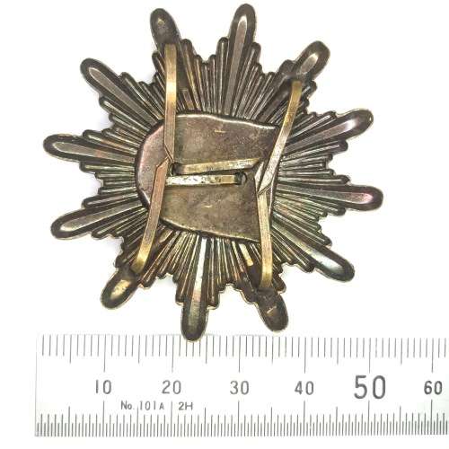 German Bayern police enamelled cap badge
