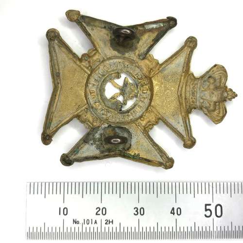 Victorian The King`s Royal Rifle corps cap badge with lugs - Boer War period - SCARCE
