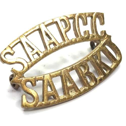 South Africa admin pay and clerical corps shoulder title