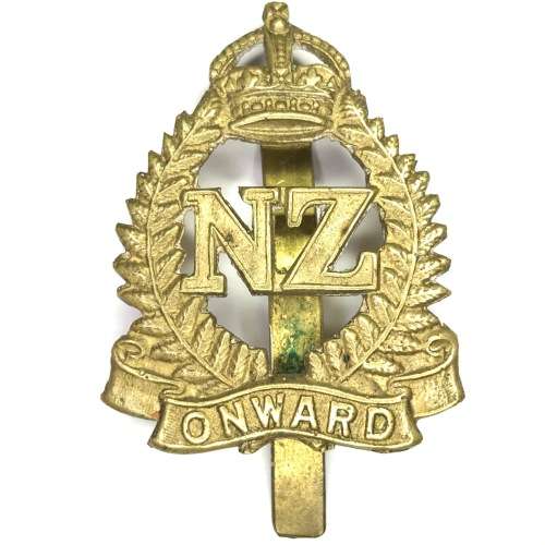 Royal Army Ordnance Corps cap badge with slide - King`s crown