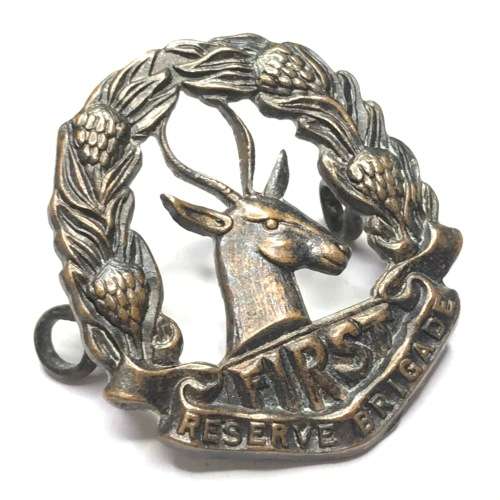 South Africa 1st Reserve brigade cap and collar badges