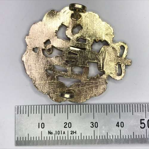 Royal Air Force cap badge - QE2 crown - staybrite