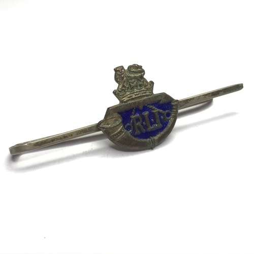 Rand light infantry enamelled tie clip
