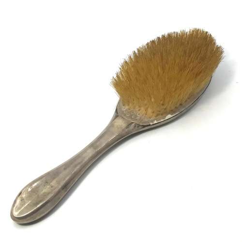Vintage Silver Grooming Set with 4 Brushes a Mirror ( Slightly damaged ) Hallmarked