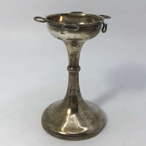 Antique hallmarked silver nail care stand with 4 tools - Birmingham 1918-1926 hallmarks- weighs 188g