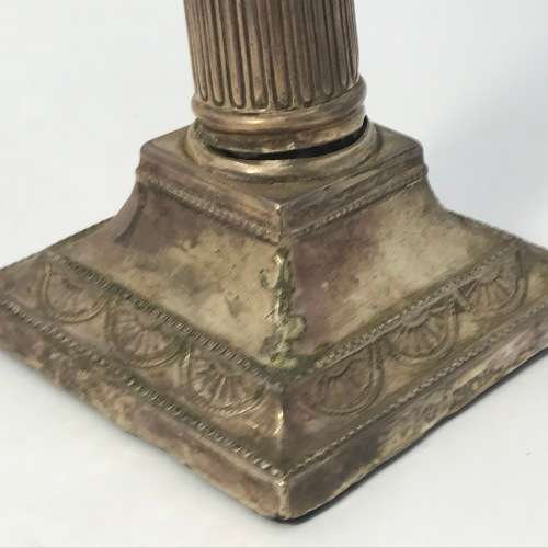 Hallmarked silver candle holders