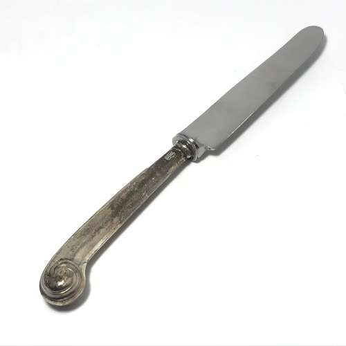 Set of 6 Bennett and Heron Butter Knives with Silver Hallmarked Handles