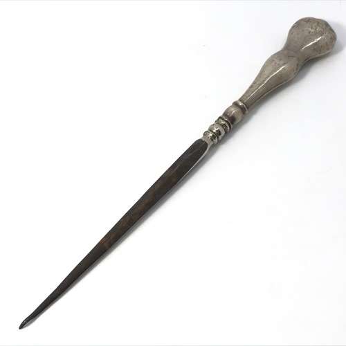 Boot Lace Puller with Hallmarked Silver Handle