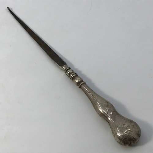 Boot Lace Puller with Hallmarked Silver Handle