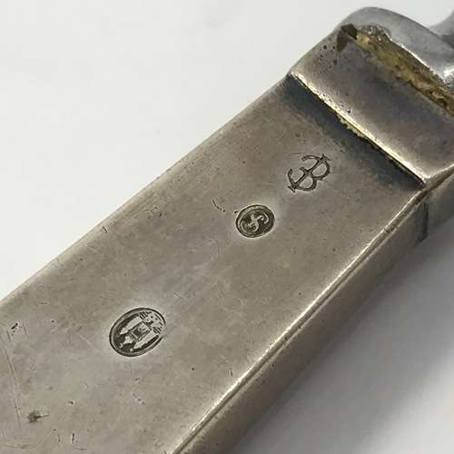 Raadvad Cheese Slicer with Danish Silver handle, Hallmarked and made by Johannes Siggaard