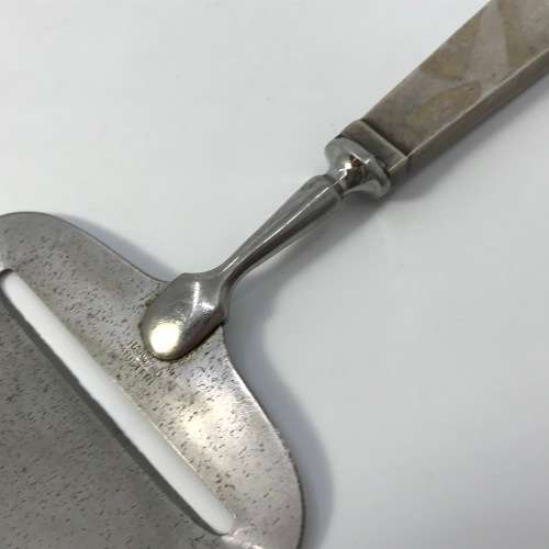 Raadvad Cheese Slicer with Danish Silver handle, Hallmarked and made by Johannes Siggaard