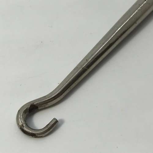 Vintage Boot Lace Puller with Hallmarked Silver Handle