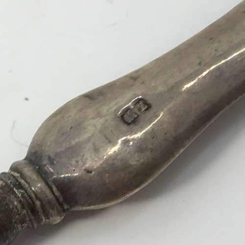 Vintage Boot Lace Puller with Hallmarked Silver Handle
