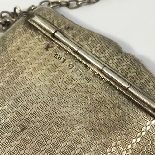 Sterling Silver Hallmarked Art Deco Cigarette Holder with Chain inscribed DJ - 24-4-24