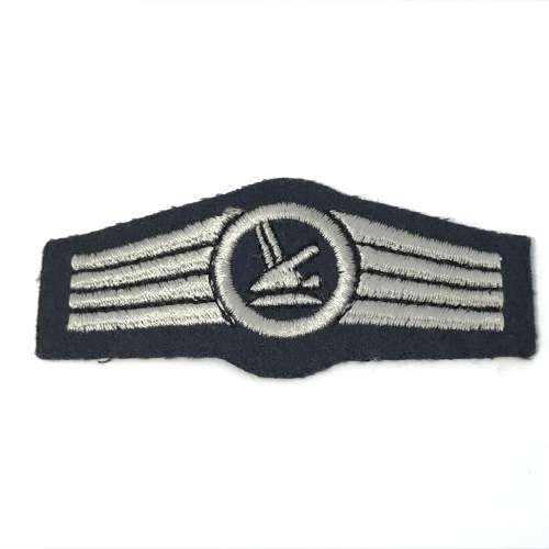 German Bundeswehr Luftwaffe Flak gunner qualification cloth badge