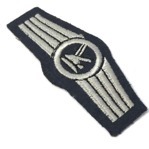 German Bundeswehr Luftwaffe Flak gunner qualification cloth badge