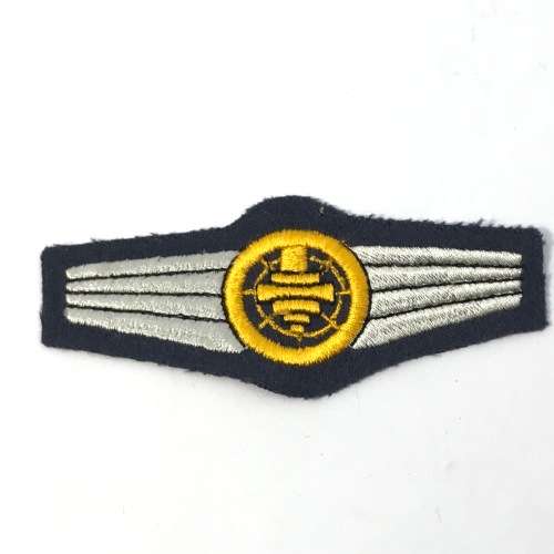 German Bundeswehr air safety control gold qualification cloth badge