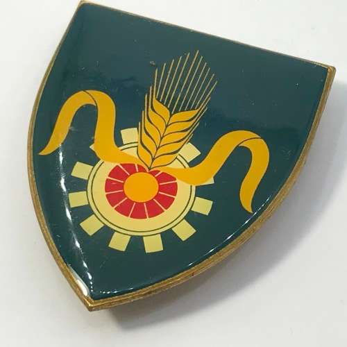 SADF Quartermaster General shoulder flash - yellow type