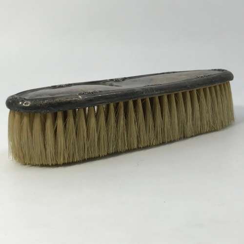 Antique silver clothing brush - hallmarked Birmingham 1912
